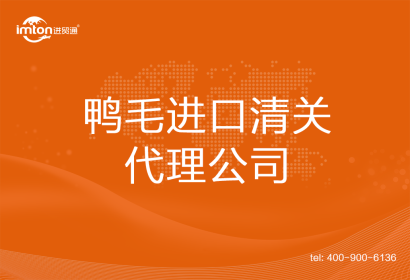 鴨毛進(jìn)口清關(guān)代理公司